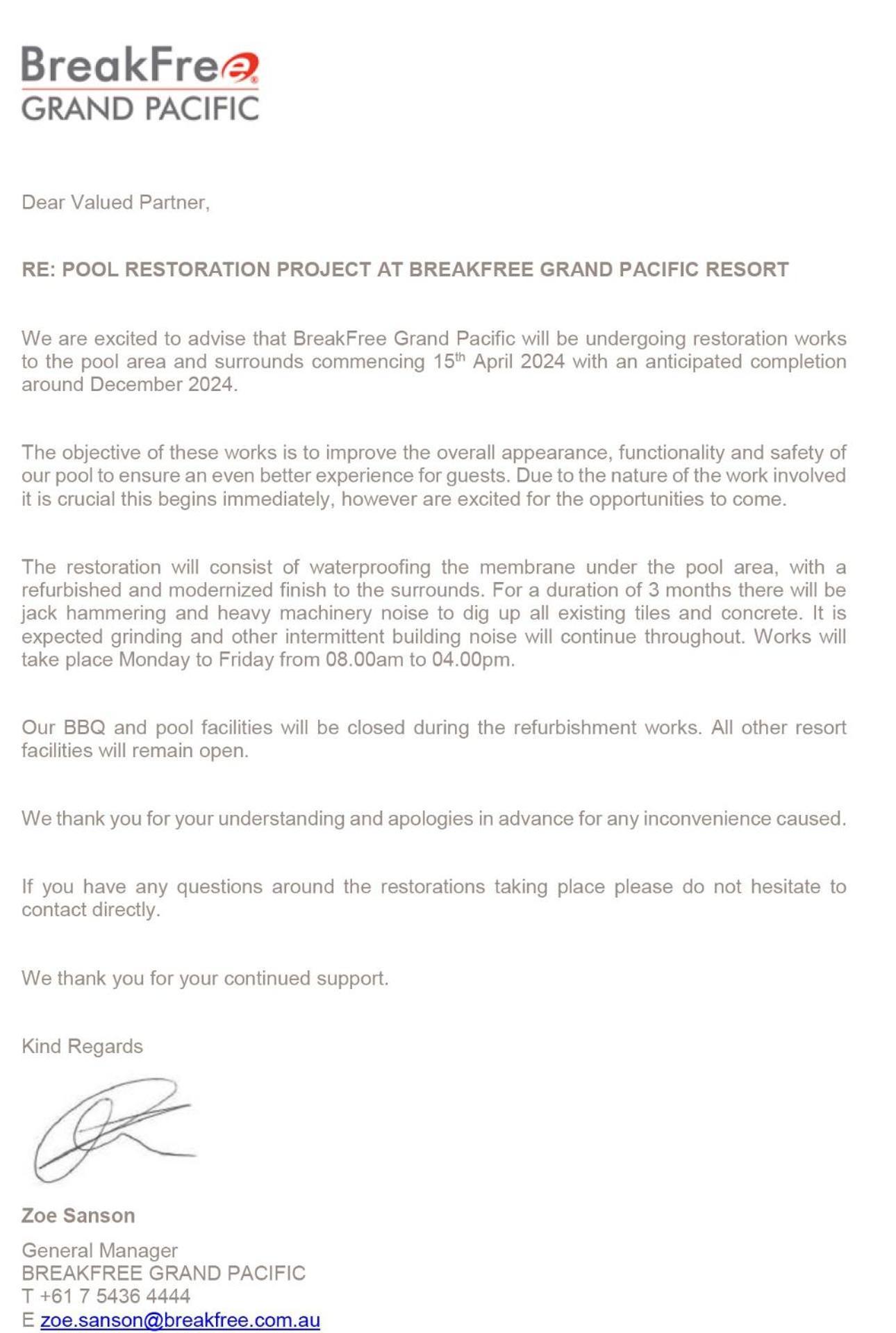 Aparthotel Breakfree Grand Pacific Caloundra Zewnętrze zdjęcie